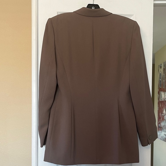 Jones New York Tan Double-Breasted Blazer Sz 8 - Picture 4 of 4